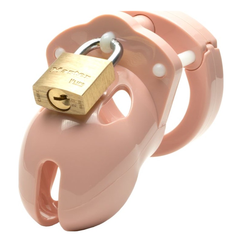 Cockcage Mr Stubb Pink Chastity Cage – Secure Male Lock
