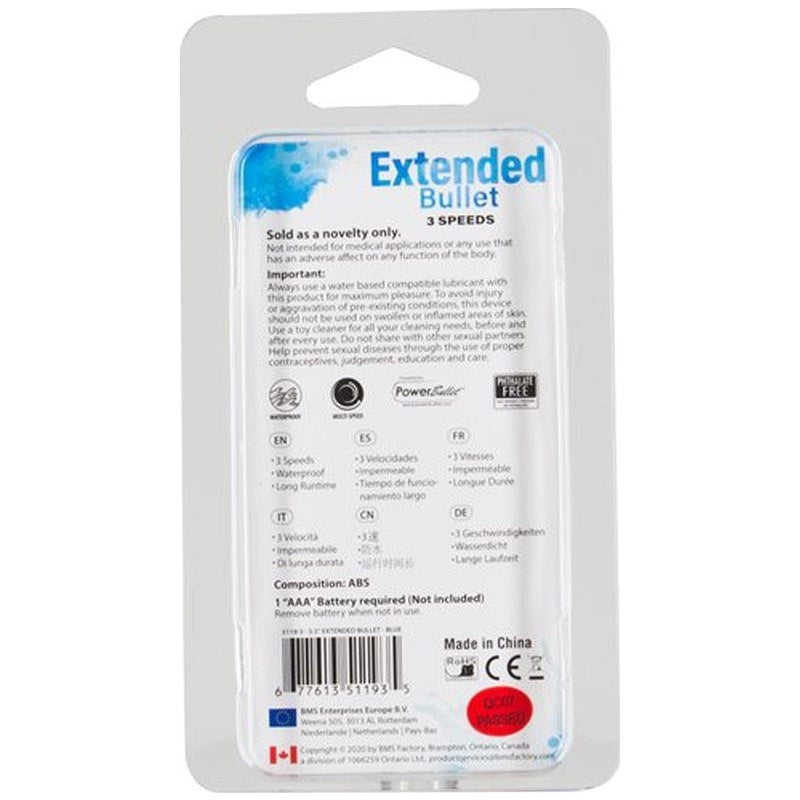 Power Bullet Extended 9cm 3 Speed