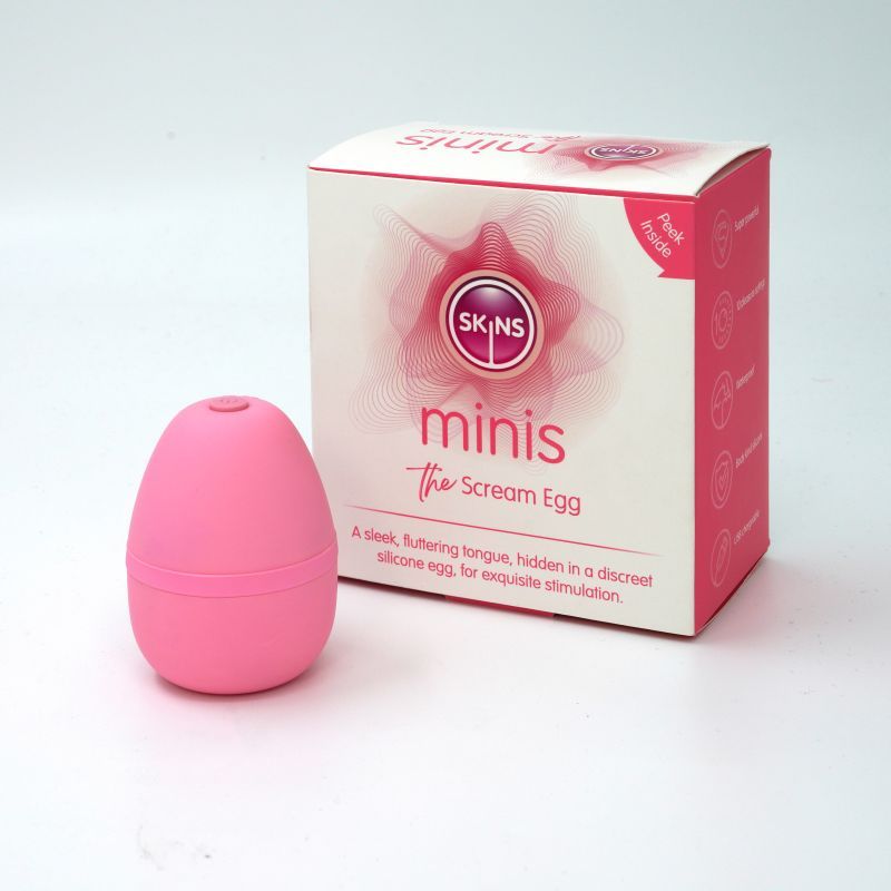 Skins Minis The Scream Egg Pink
