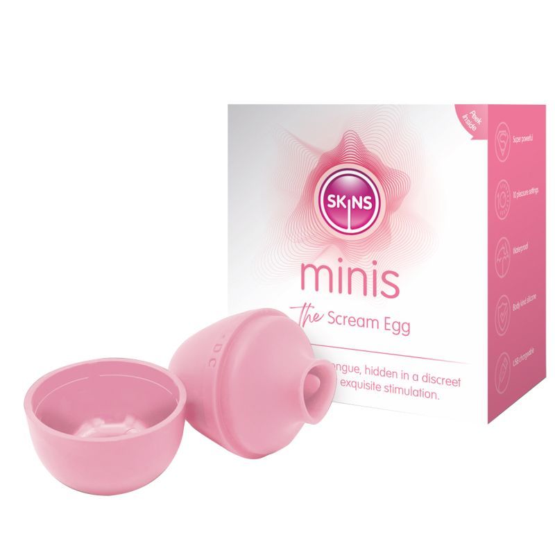 Skins Minis The Scream Egg Pink