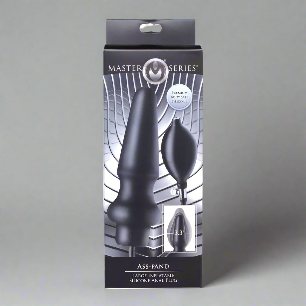 Large Inflatable Butt Plug - The Ass Expand Black