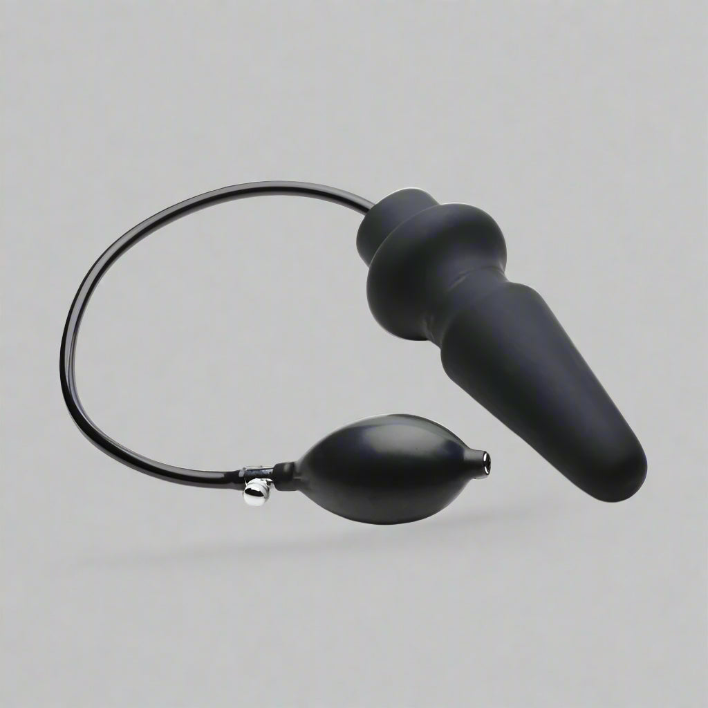 Large Inflatable Butt Plug - The Ass Expand Black