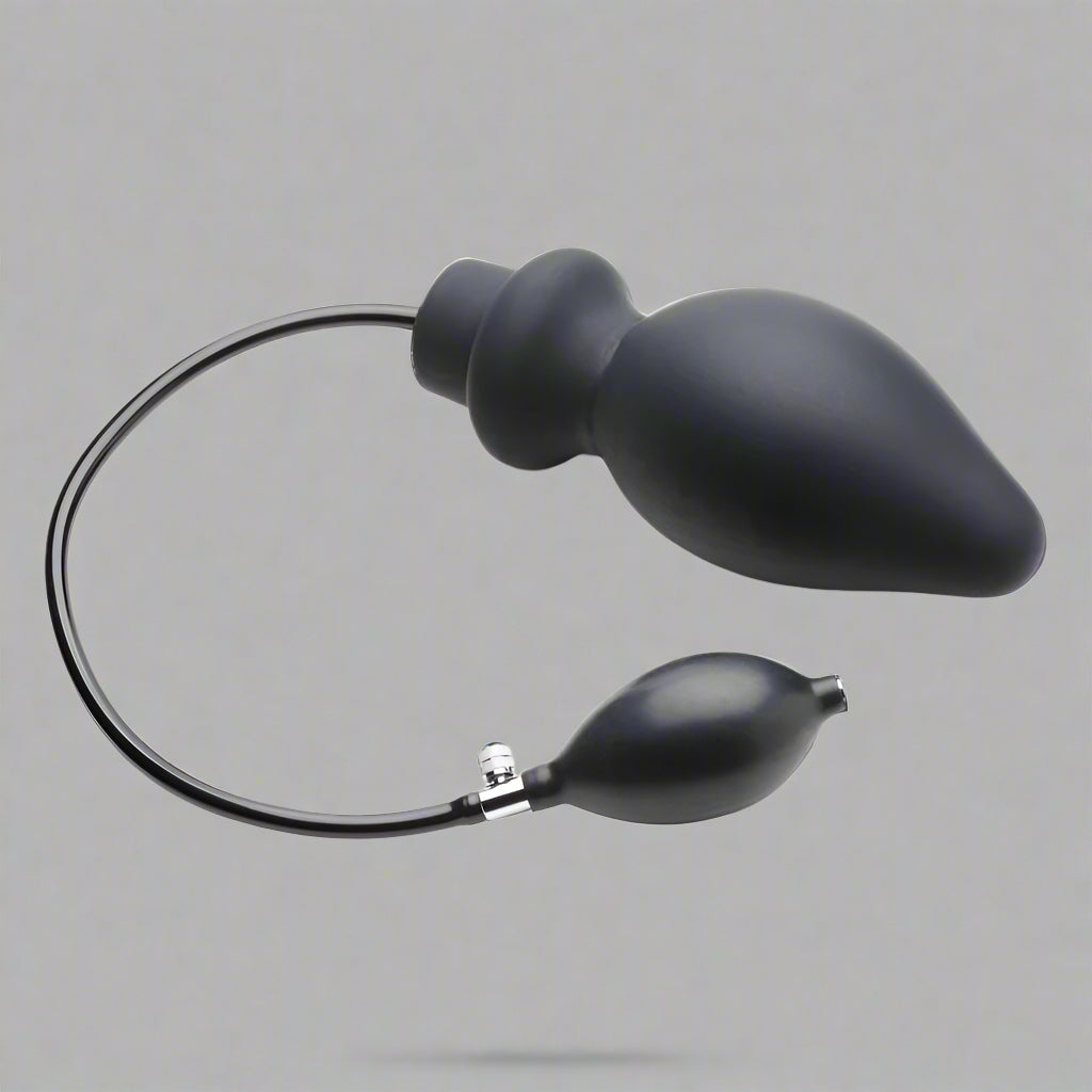 Large Inflatable Butt Plug - The Ass Expand Black