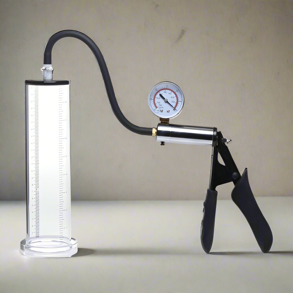 Penis Pump Kit with 2.25-Inch Cylinder Clear Size Matters