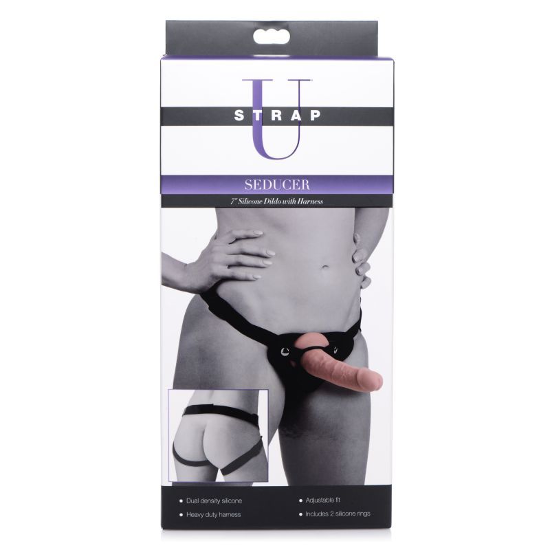 Seducer 7-inch Harness with Silicone Dildo
