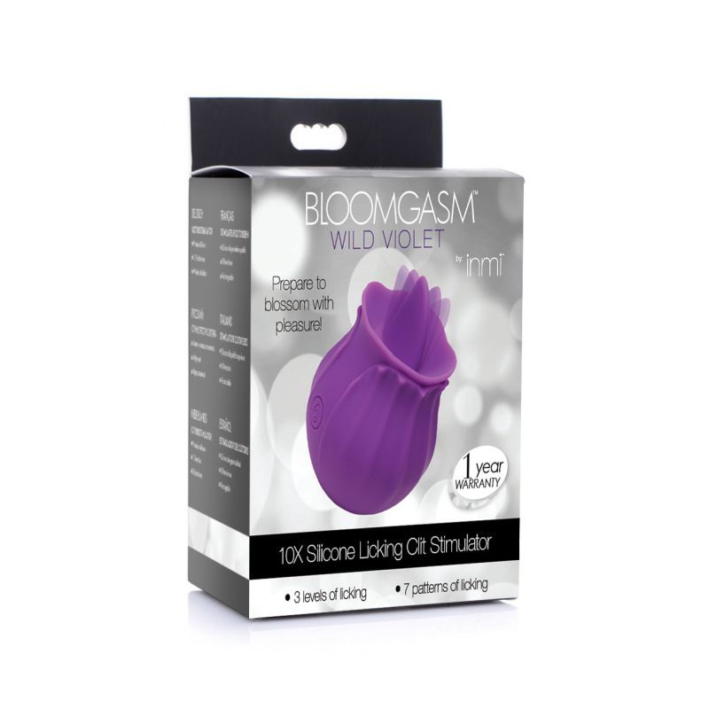 Bloomgasm Wild Clit Stimulator Violet 10X Licking