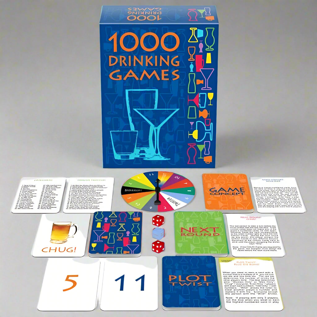 1000 Adult Drinking Games Combines Classic and New Games