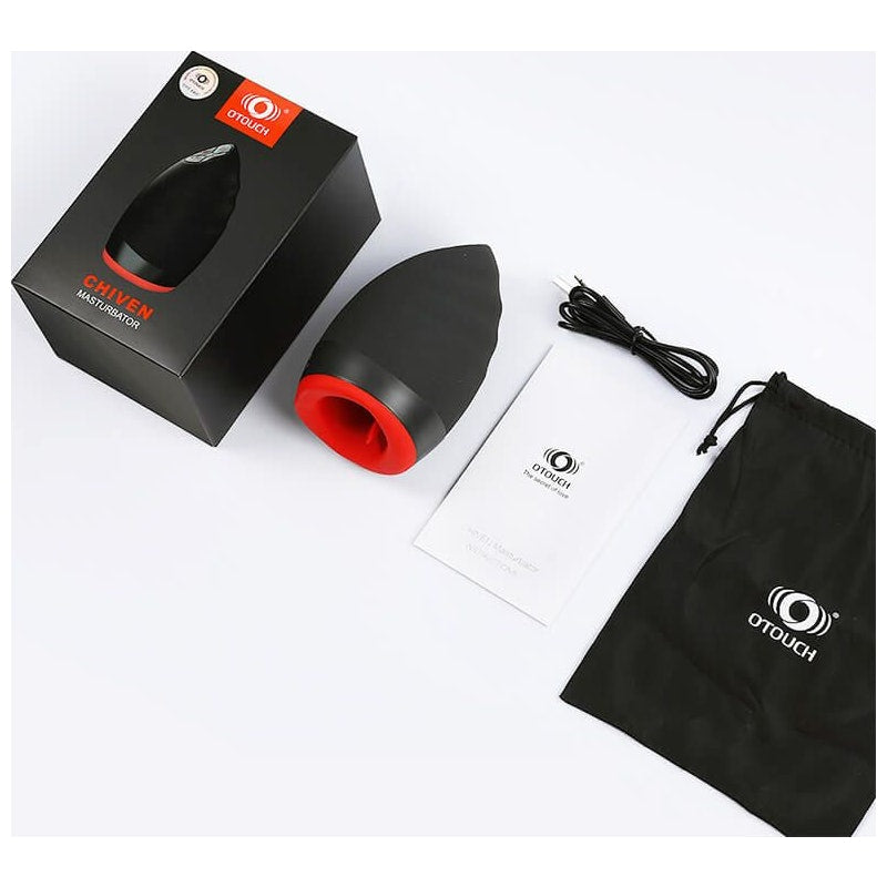 Chiven 2 Oral Sex Heating Masturbator Black