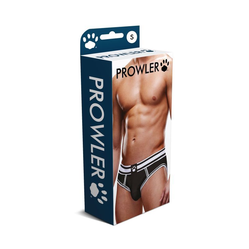 Prowler Black And White Open Back Brief | The Love Shop