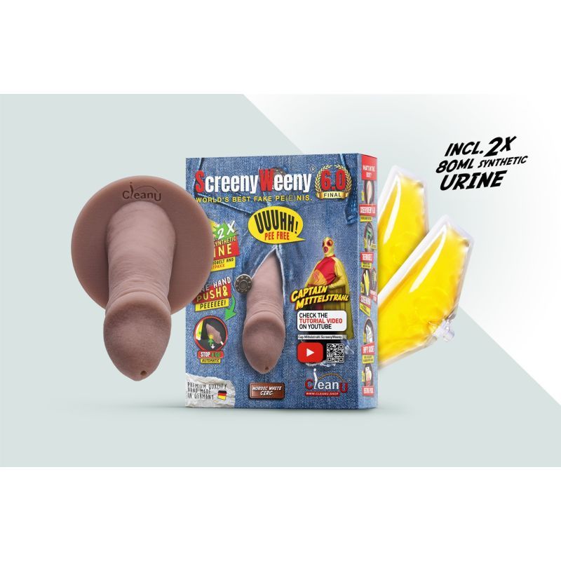 Fake Penis & Synthetic Urine – Screeny Weeny 6.0 Cut Nordic