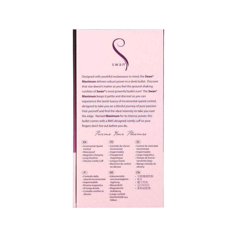 Maximum Comfy Cuff Rechargeable Bullet Vibe Pink