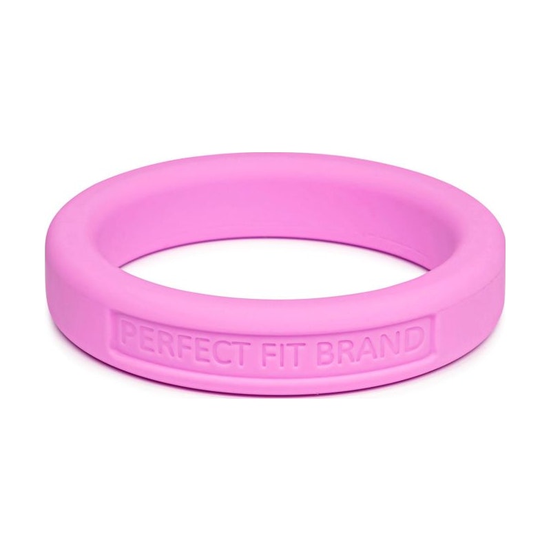 Classic Silicone Stretch Penis Ring - 44mm Medium Pink