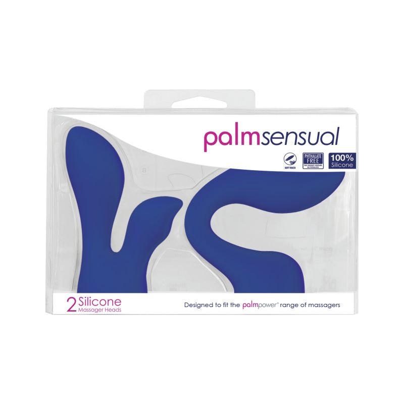 PalmSensual Massager Heads Blue (For use with PalmPower) Blue