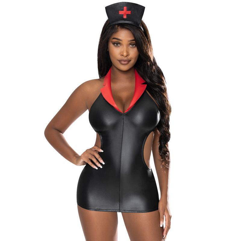 Night Nurse Costume Small/Medium Black