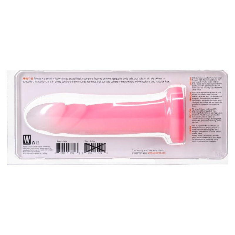 Flurry Dual Density Dildo Rose Pink