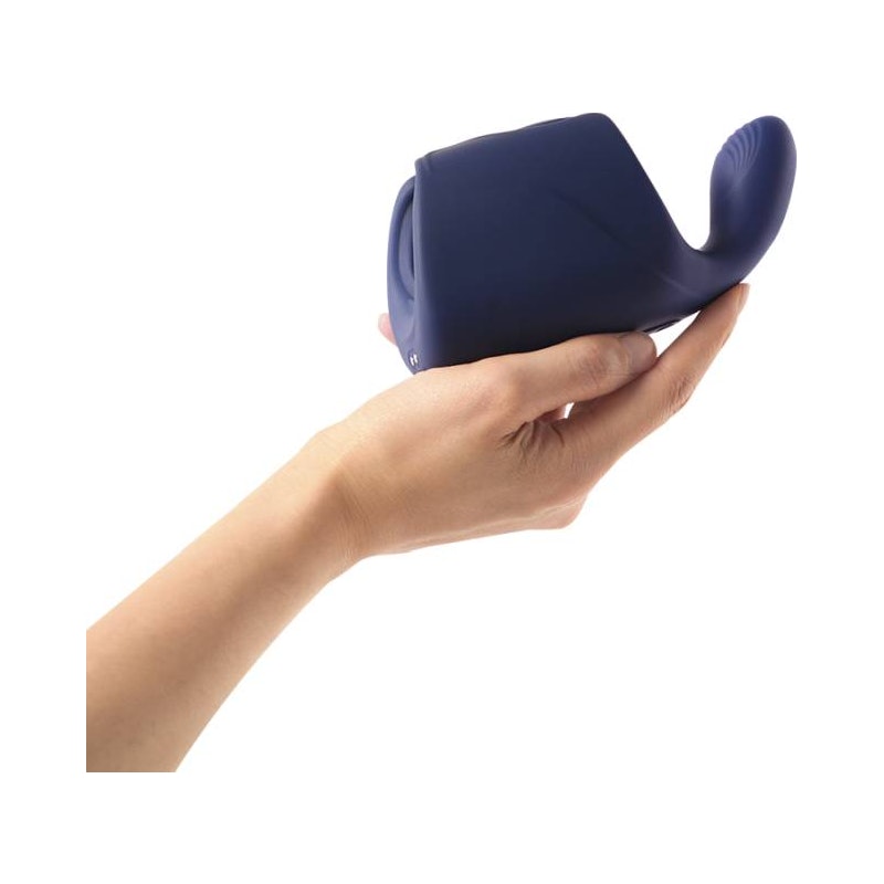 PulsateX Rechargeable Male Shaft and Glans Stimulator Blue