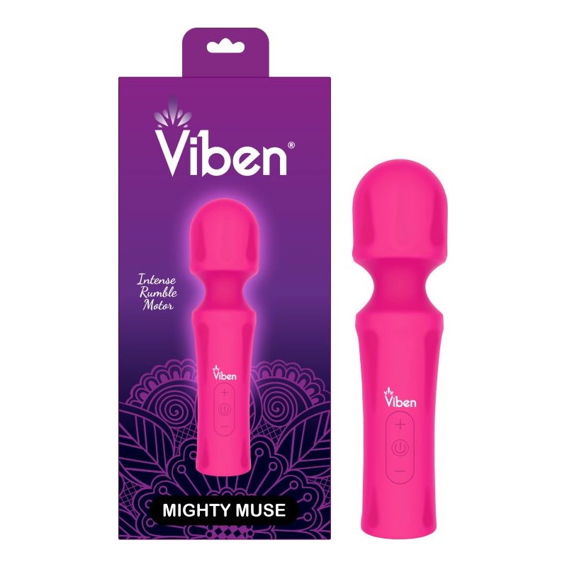 Viben Mighty Muse Massager Hot Pink Pink