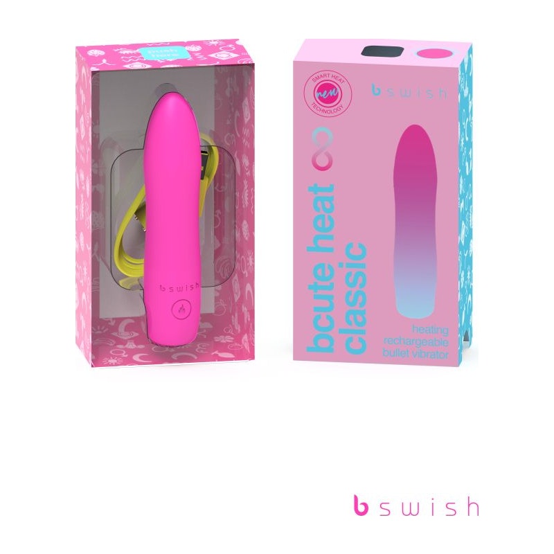 Bcute Infinite Heat – Warming Silicone Vibrator Pink (IPX7), 5 Modes