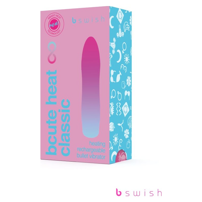 Bcute Infinite Heat – Warming Silicone Vibrator Pink (IPX7), 5 Modes