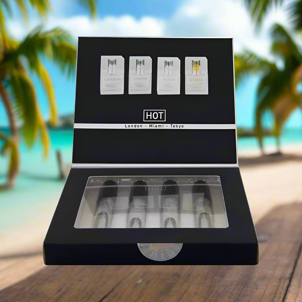 HOT Pheromone Perfume Set for Men – 4 Irresistible Scents
