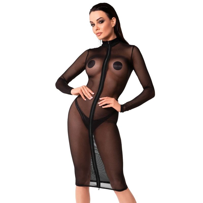 Ecstasy Midi Dress Large Black