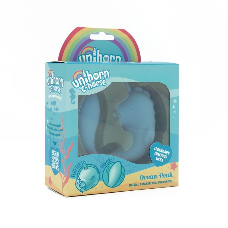 Unihorn Vibrator & Clitoral Stimulator C Horse Ocean Blue