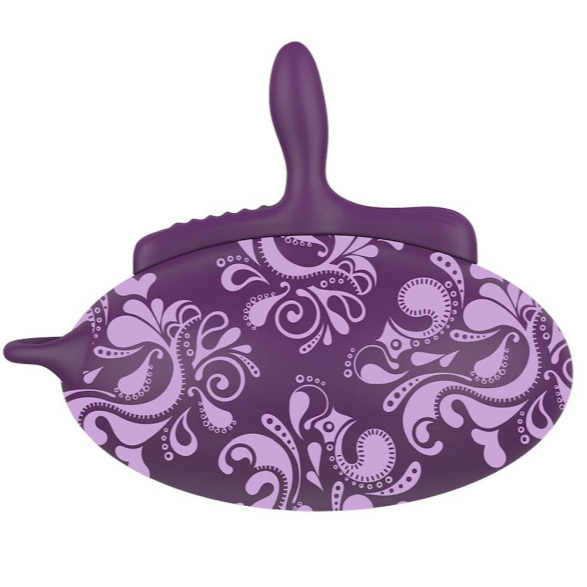 Bouncy Bliss Classic Inflatable Sit-On Vibrator – Purple