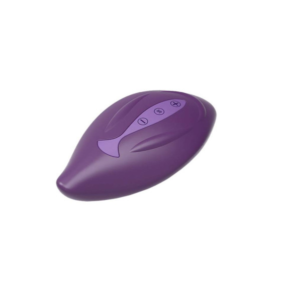Bouncy Bliss Classic Inflatable Sit-On Vibrator – Purple