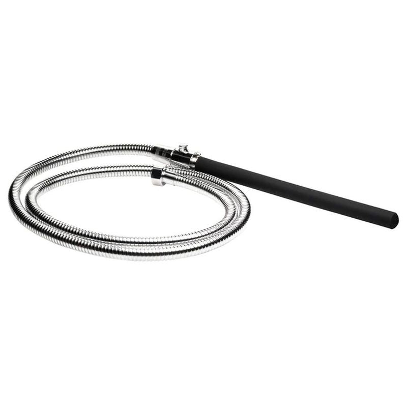 EZ-Flow Silicone Shower Enema Set Silver