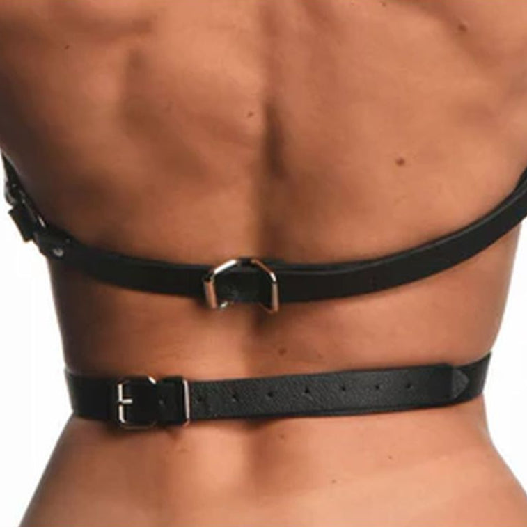 Female Chest Harness Fully Adjustable Small/Medium Black