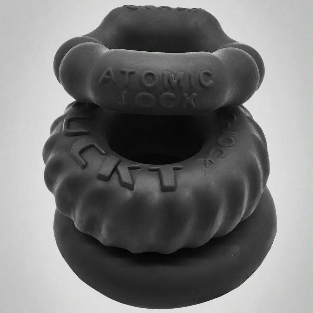 Bone Maker 3-Pack Boner C-Ring Set by OxBalls Triple the Grip