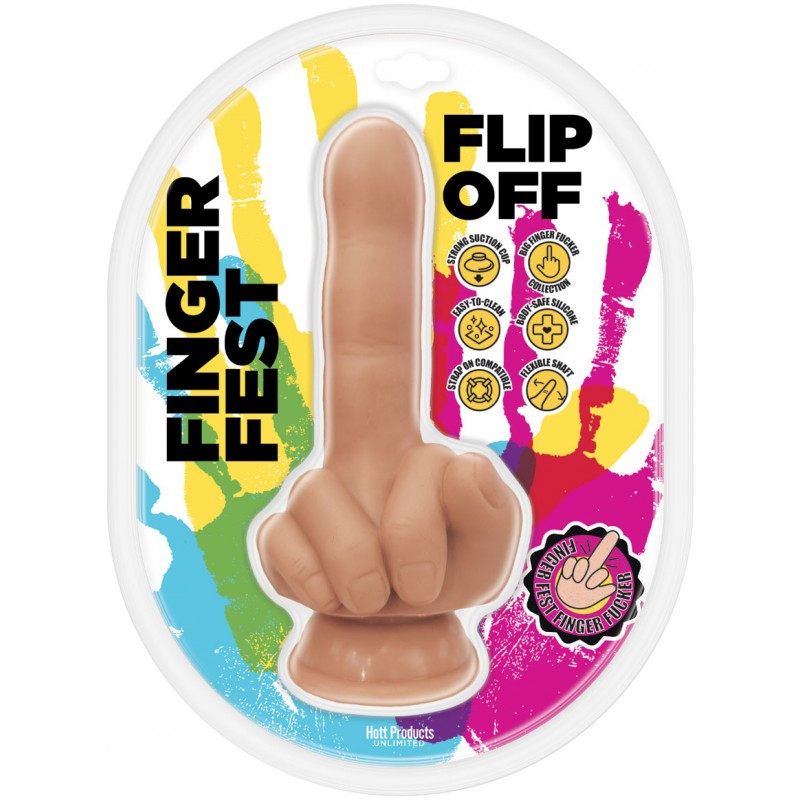 Finger Fest Dildo Flip Off