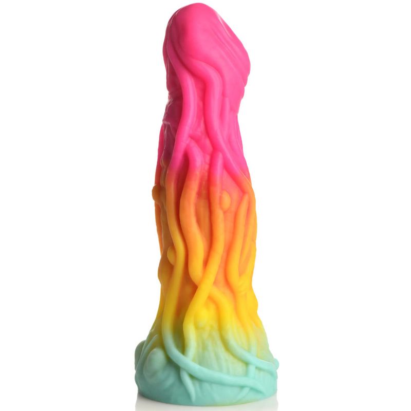 Creature Cocks Shape Shifter Alien Silicone Dildo Rainbow