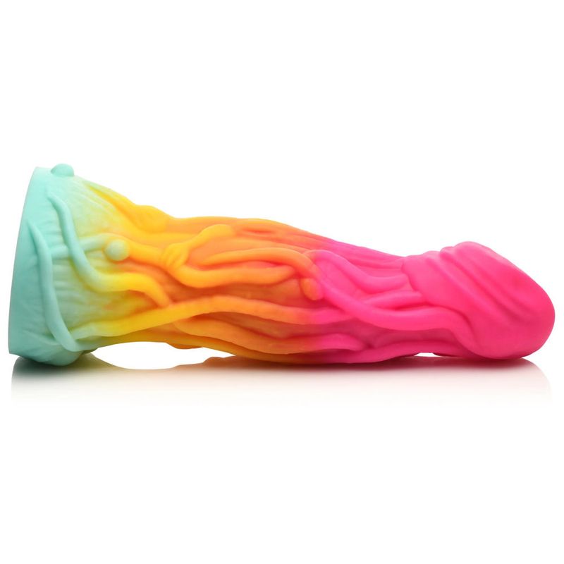 Creature Cocks Shape Shifter Alien Silicone Dildo Rainbow