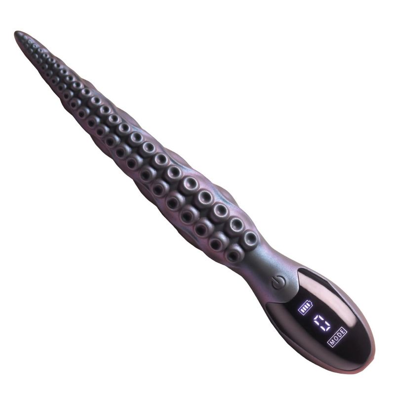 Creature Cocks Tentavibe silicone tentacle vibrator, textured shaft and digital display