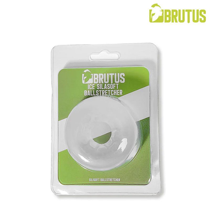 Brutus Ice Silasoft ball stretcher in green and white retail packaging