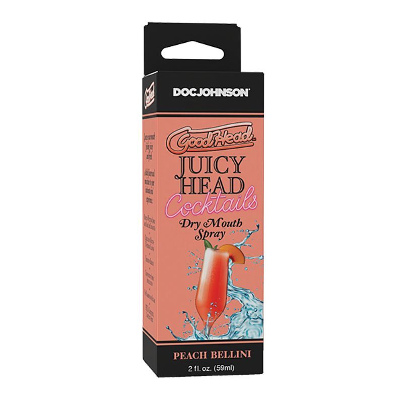 GoodHead Juicy Head Cocktails Peach Bellini 59ml retail carton