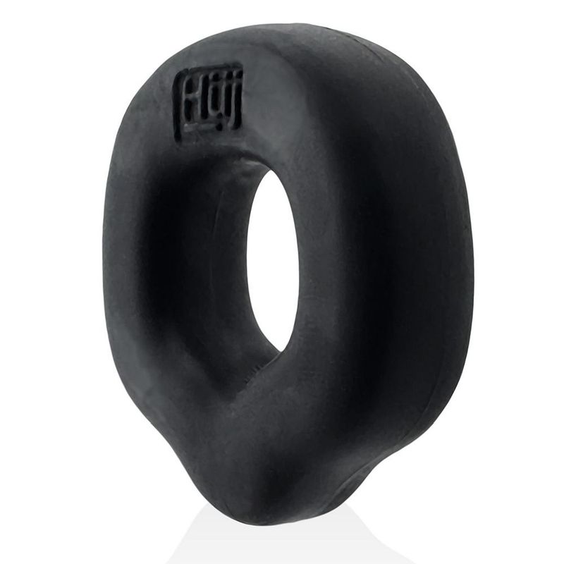 Angled view of the black Fit Grips ring showing its rounded depth
