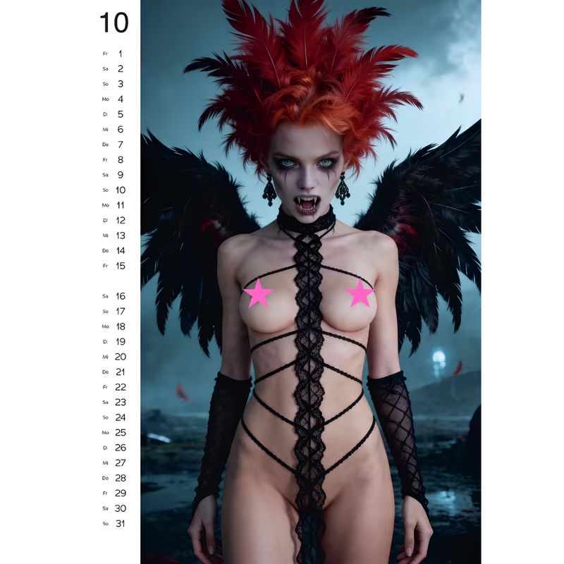 Fantasy Wall Calendar 2027 Erotic Fantasy Art Calendar