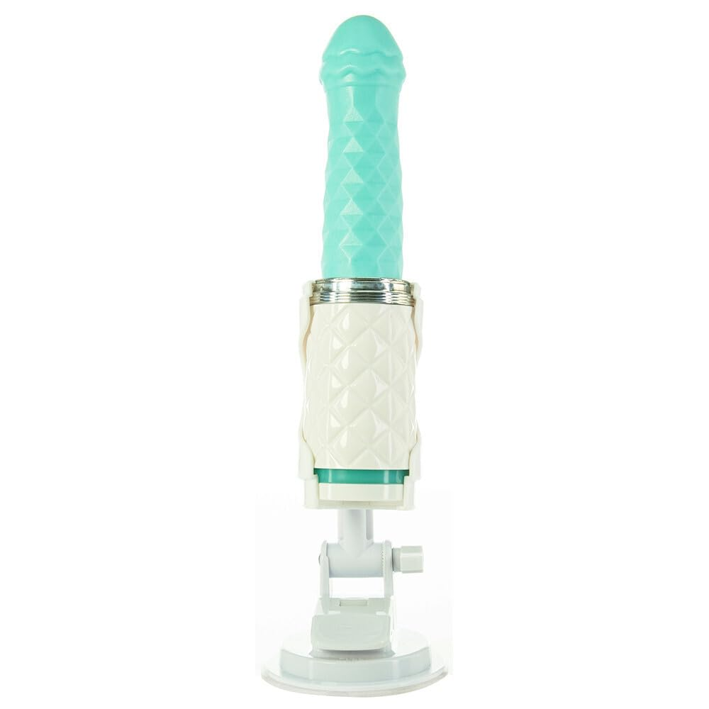 Pillow Talk Feisty Teal Thrusting Vibrator with Swarovski Crystal