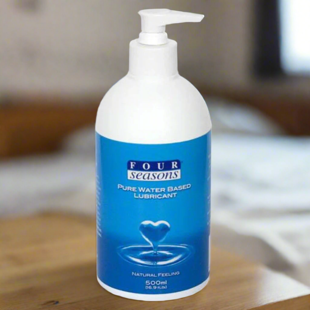 Four Seasons Pure Lubricant 500ml A Cool, Natural Feeling Gel Four Seasons Pure Lubricant 500ml A Cool, Natural Feeling Gel