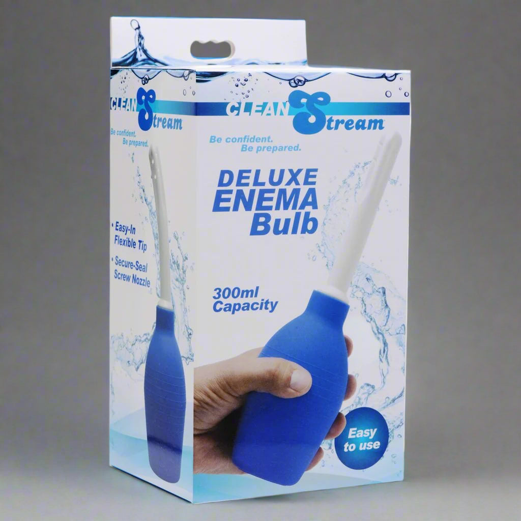 CleanStream Deluxe Enema Bulb Blue – Fresh Start, Fast