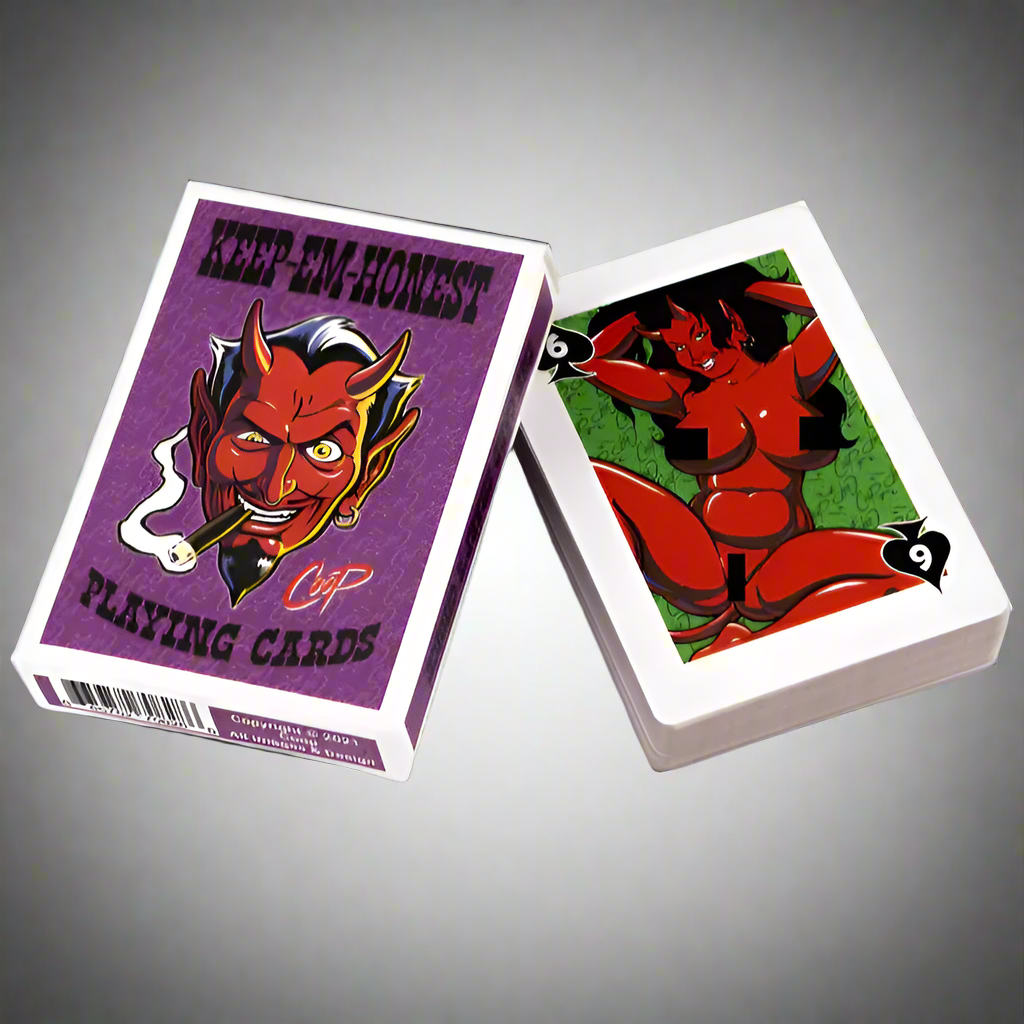 Coop Keep ’Em Honest Playing Cards – Devil Girls Pinup Deck