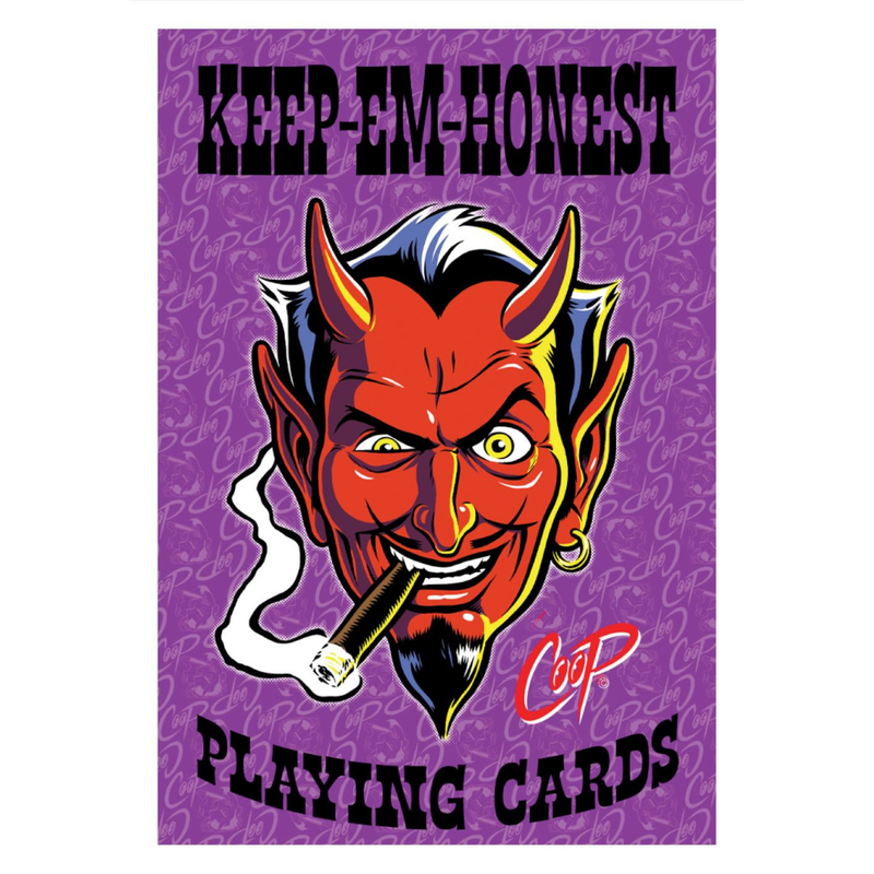 Coop Keep ’Em Honest Playing Cards – Devil Girls Pinup Deck