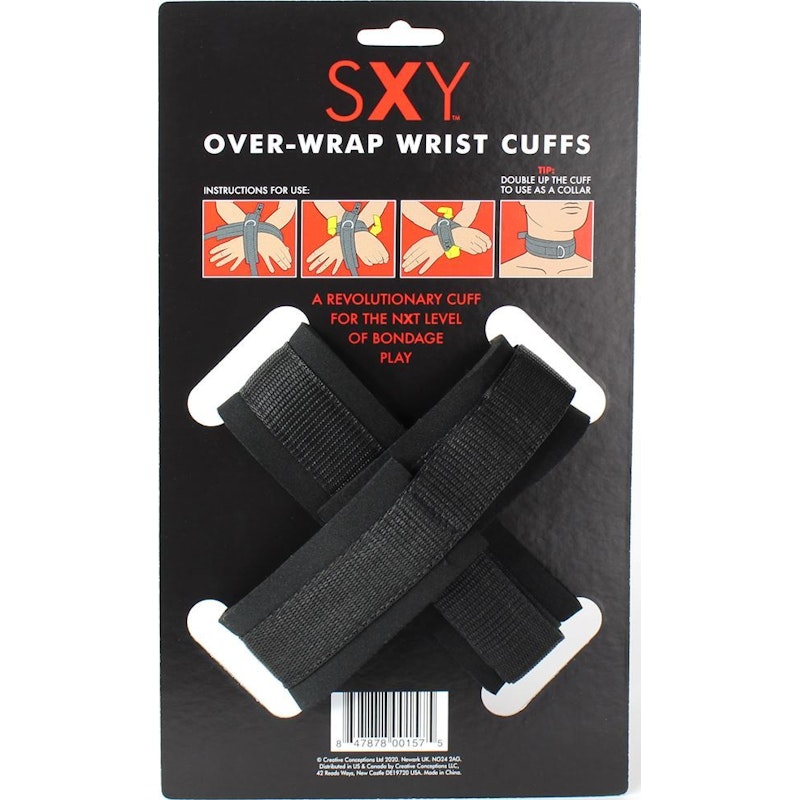 CreativeC SXY Deluxe Neoprene Cross Hand Cuffs