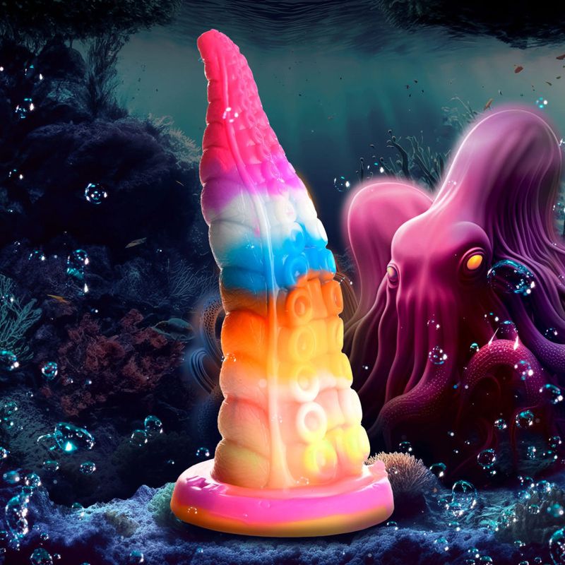 Creature Cocks Luminoctopus Glow-in-the-Dark Fatasy Tentacle Dildo