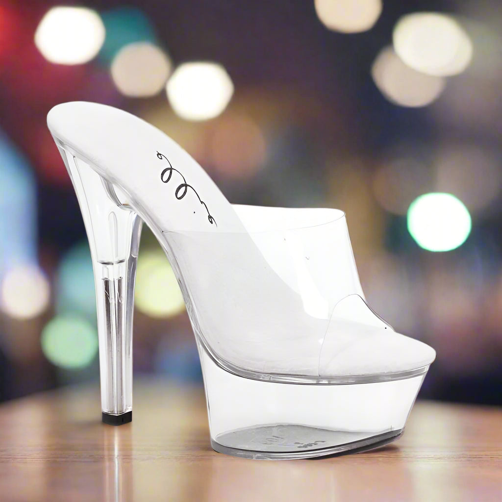 Ellie Shoes 6" Slip-On Platform Heels – Disappear & Dazzle