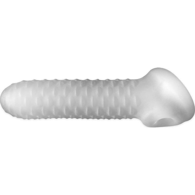 Fat Boy Checker Plate Penis Sheath 6.5 Inch Clear | The Love Shop