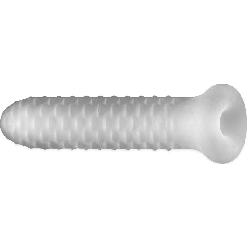 Fat Boy Checker Plate Penis Sheath 6.5 Inch Clear | The Love Shop