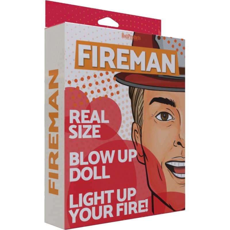 Fireman Inflatable Doll – 168 cm Hero with Built-In Anal Fun